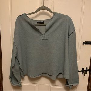 UO Jax Inside Out Notch Neck Top